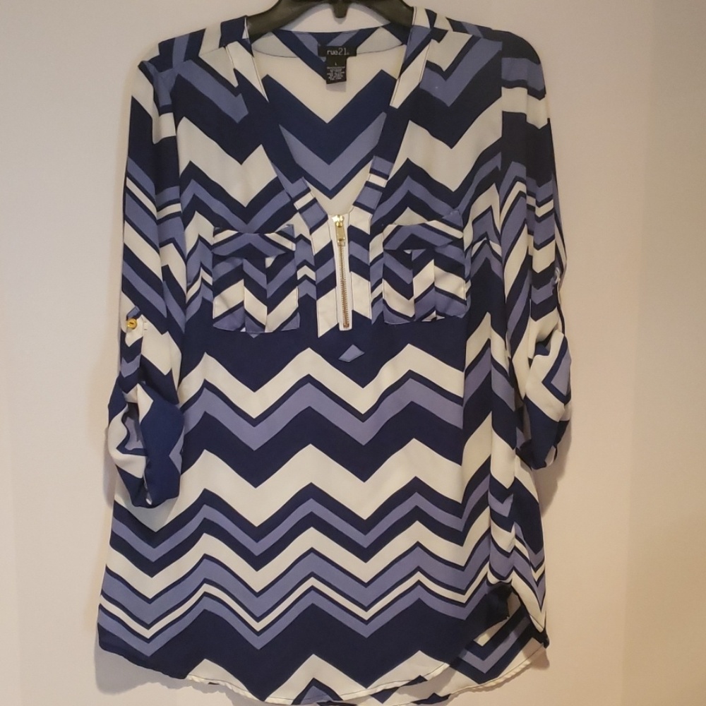 Rue 21 Chevron blouse